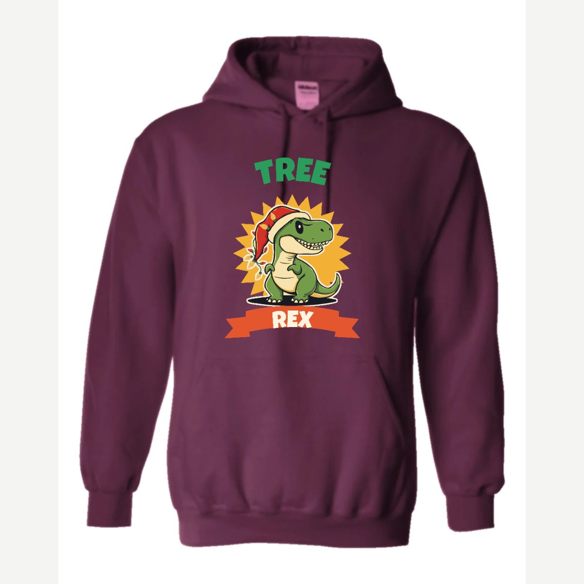 Tree Rex — Hoodie / Maroon