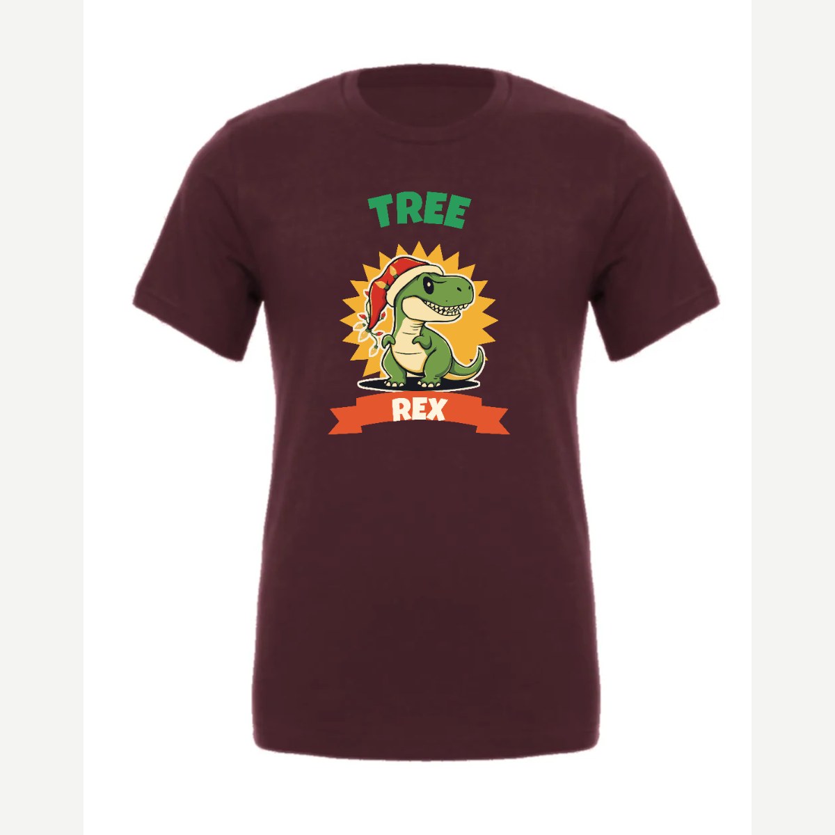 Tree Rex — Premium Tee / Maroon