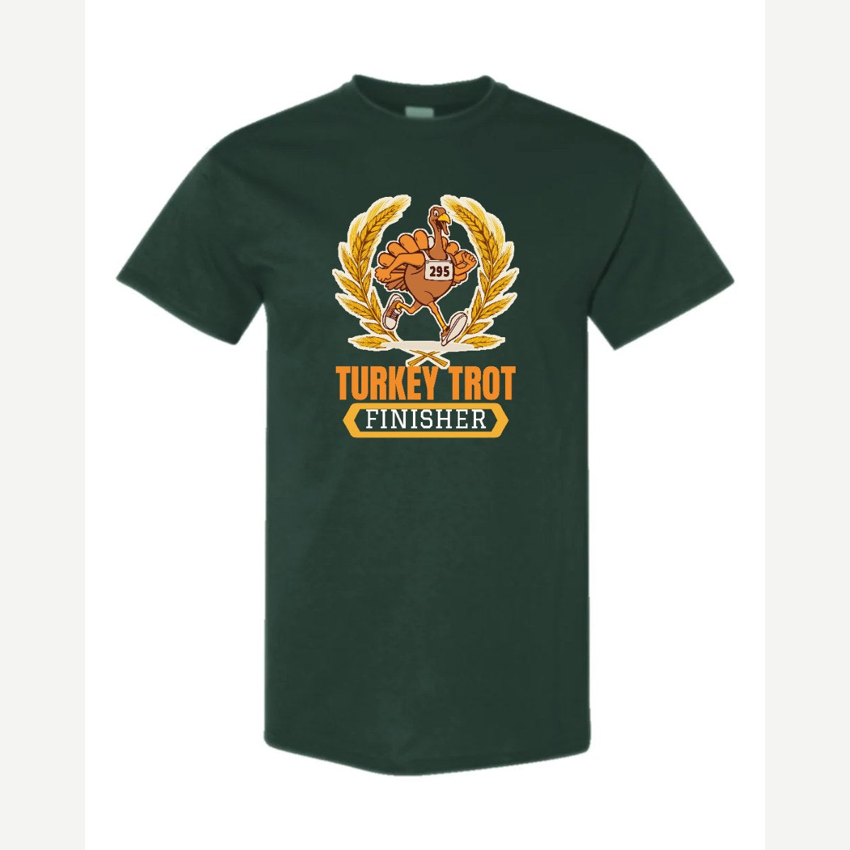 Turkey Trot Finisher — Classic Tee / Forest Green