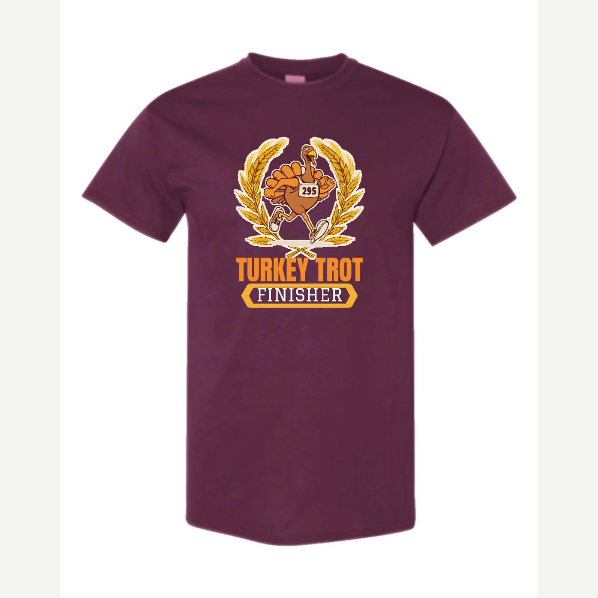 Turkey Trot Finisher — Classic Tee / Maroon