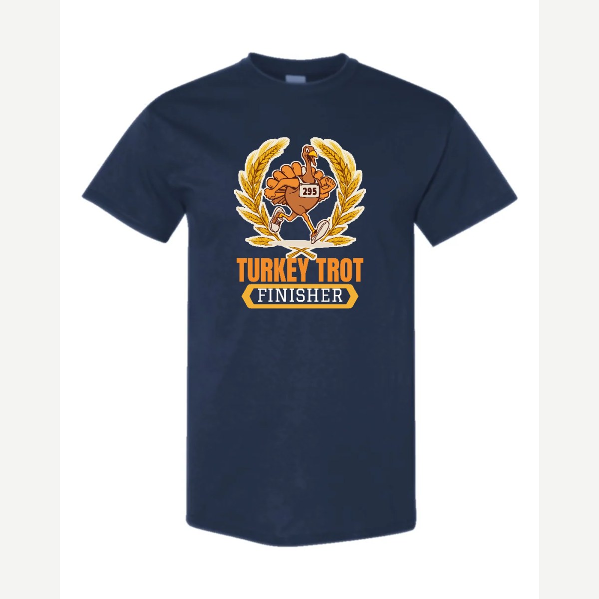 Turkey Trot Finisher — Classic Tee / Navy