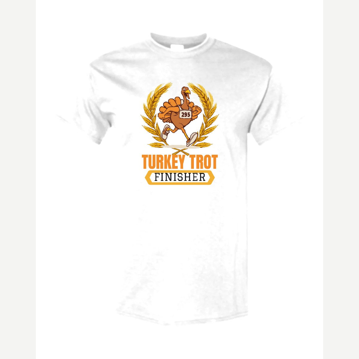 Turkey Trot Finisher — Classic Tee / White