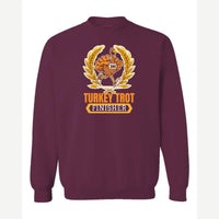 Turkey Trot Finisher — Crewneck Sweatshirt / Maroon