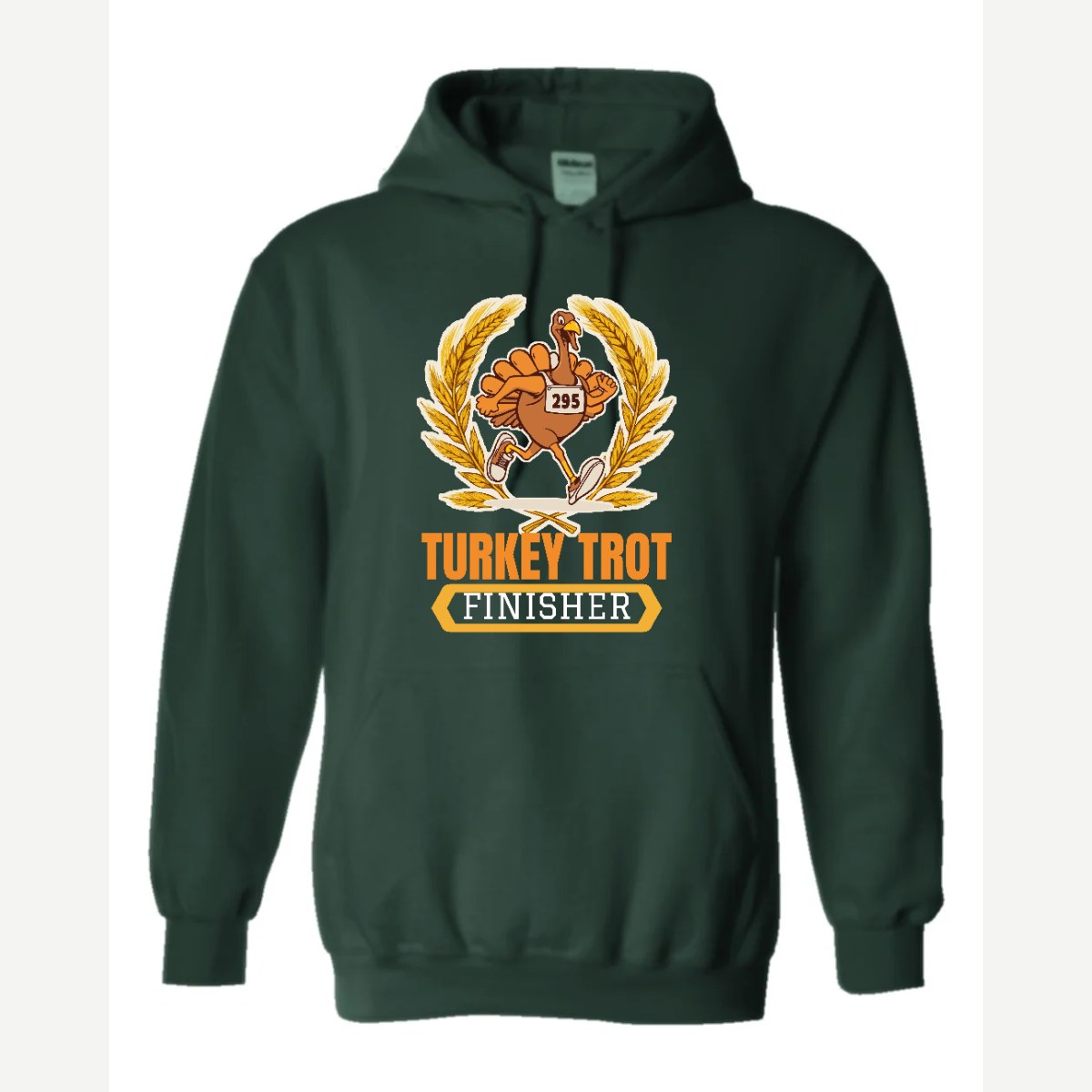 Turkey Trot Finisher — Hoodie / Forest Green