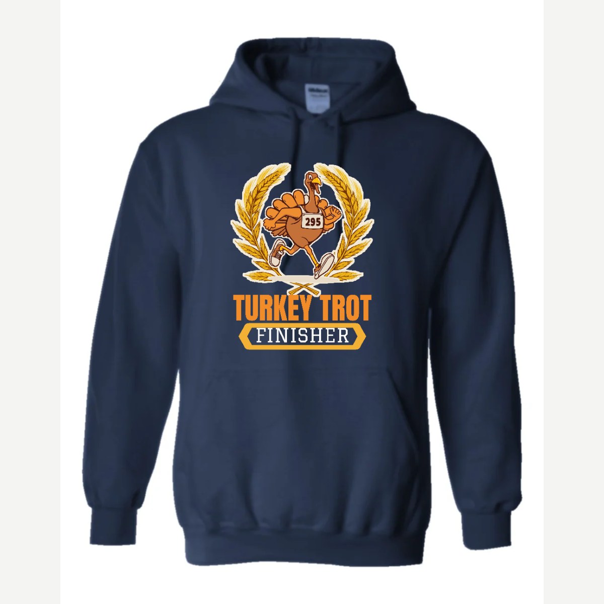 Turkey Trot Finisher — Hoodie / Navy