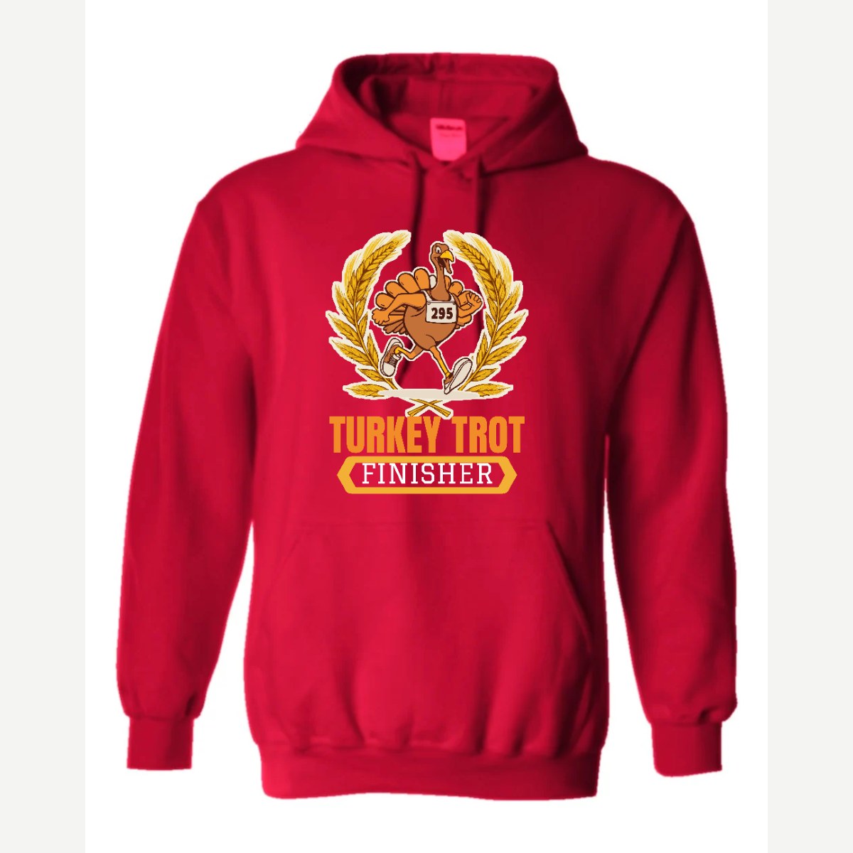 Turkey Trot Finisher — Hoodie / Red