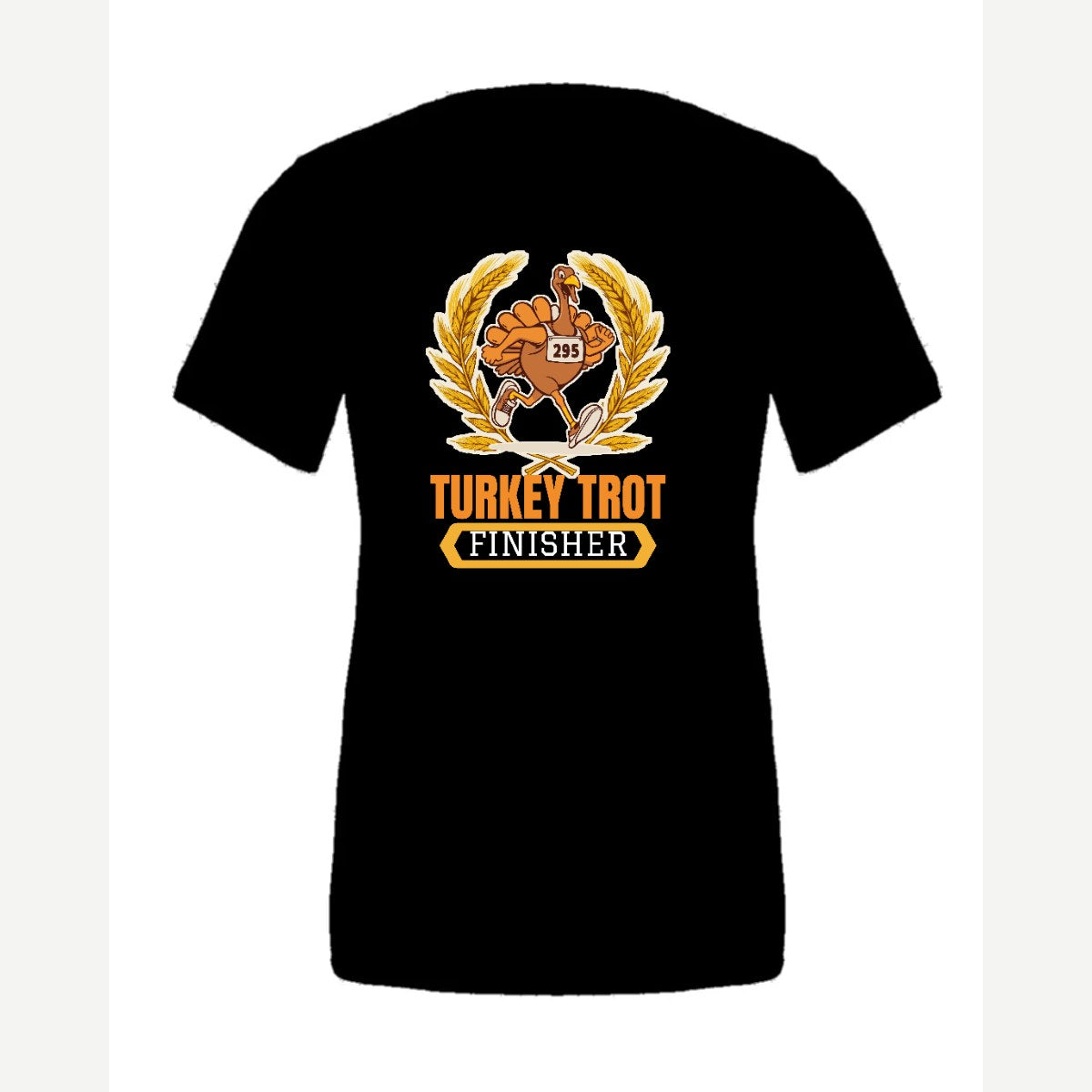 Turkey Trot Finisher — Premium Tee / Black