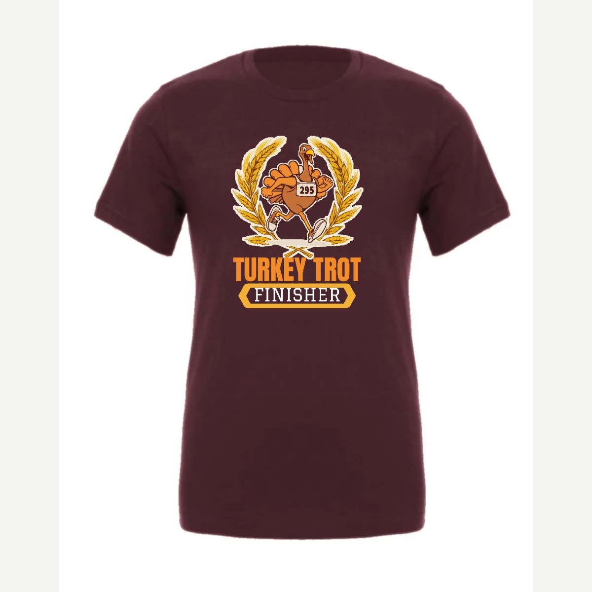 Turkey Trot Finisher — Premium Tee / Maroon