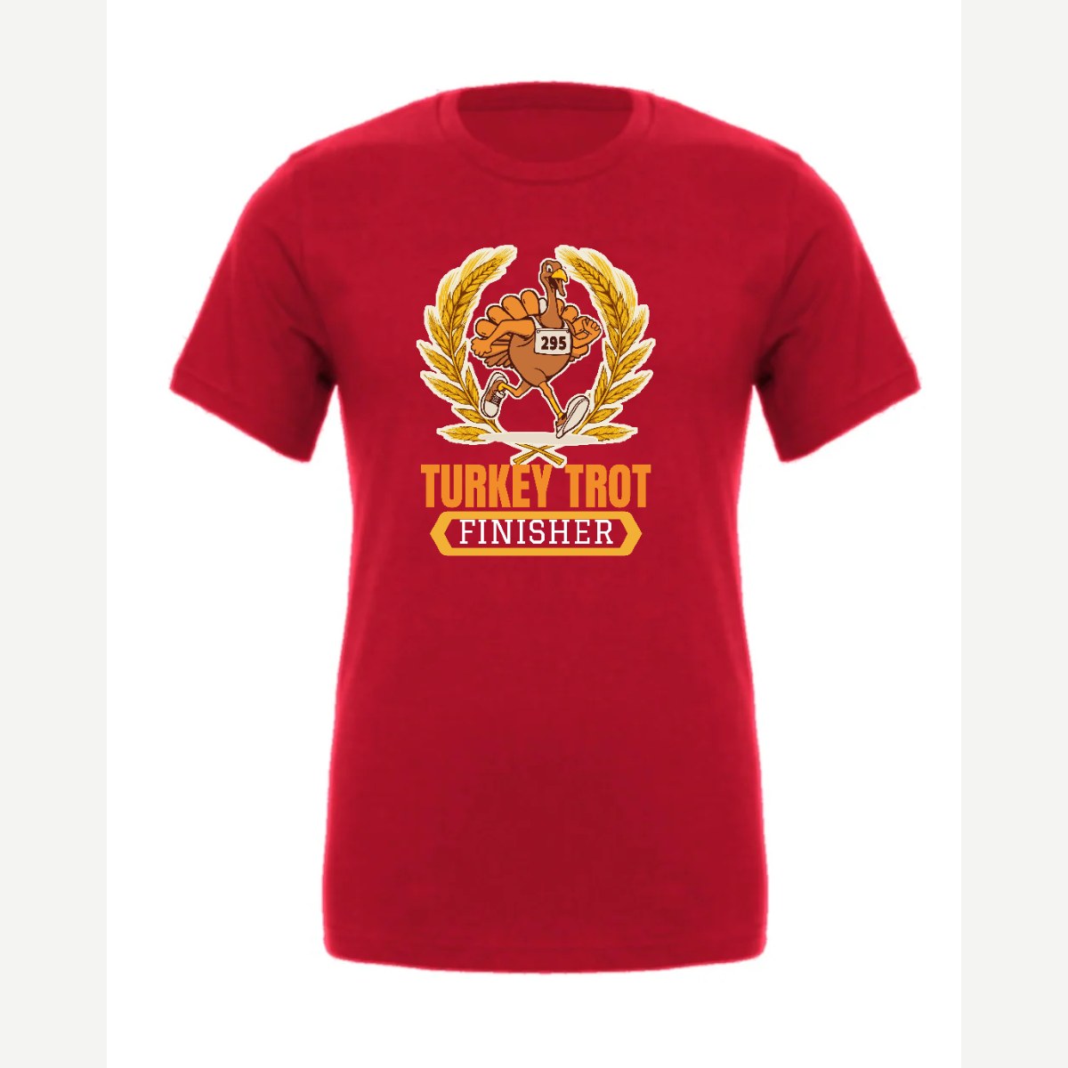 Turkey Trot Finisher — Premium Tee / Red