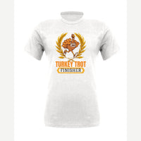 Turkey Trot Finisher — Premium Tee / White