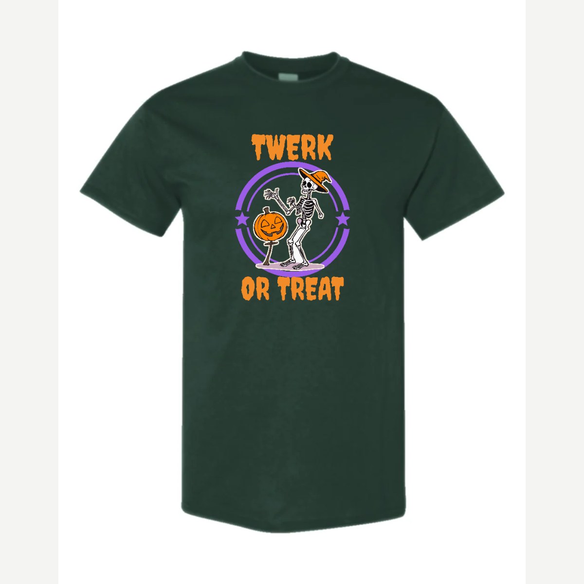 Twerk or Treat — Classic Tee / Forest Green