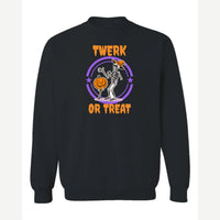 Twerk or Treat — Crewneck Sweatshirt / Black