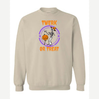 Twerk or Treat — Crewneck Sweatshirt / Sand