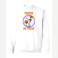 Twerk or Treat — Crewneck Sweatshirt / White