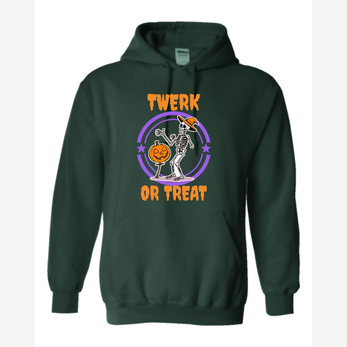Twerk or Treat — Hoodie / Forest Green
