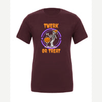 Twerk or Treat — Premium Tee / Maroon