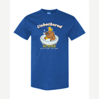 Unbothered Capybara Hot Tub Club — Classic Tee / Royal