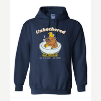 Unbothered Capybara Hot Tub Club — Hoodie / Navy