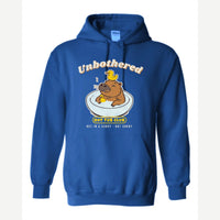 Unbothered Capybara Hot Tub Club — Hoodie / Royal