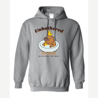 Unbothered Capybara Hot Tub Club — Hoodie / Sport Grey