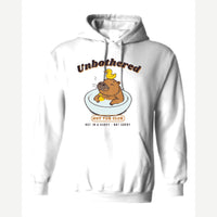 Unbothered Capybara Hot Tub Club — Hoodie / White