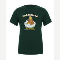 Unbothered Capybara Hot Tub Club — Premium Tee / Forest