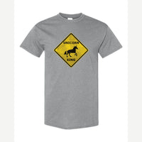 Unicorn Crossing — Classic Tee / Sport Grey