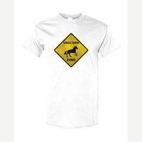Unicorn Crossing — Classic Tee / White