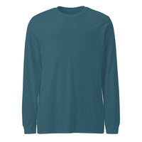 Unisex Long Sleeve Tee - Heather Deep Teal