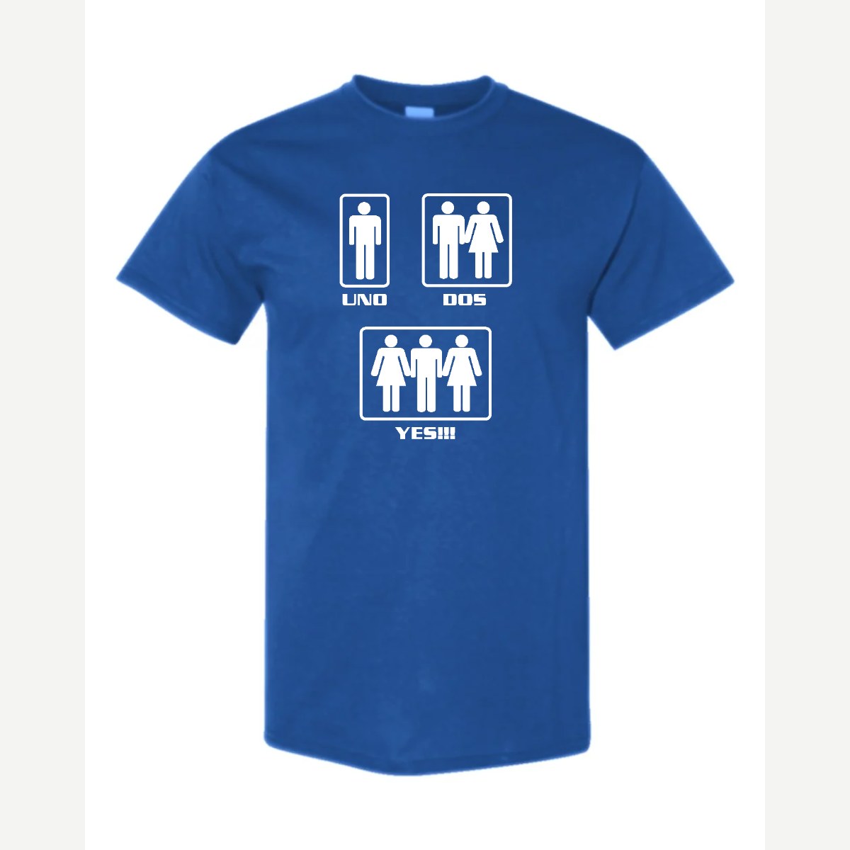 Uno, Dos, Yes!!! — Classic Tee / Royal