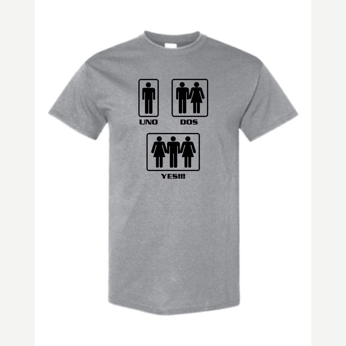 Uno, Dos, Yes!!! — Classic Tee / Sport Grey