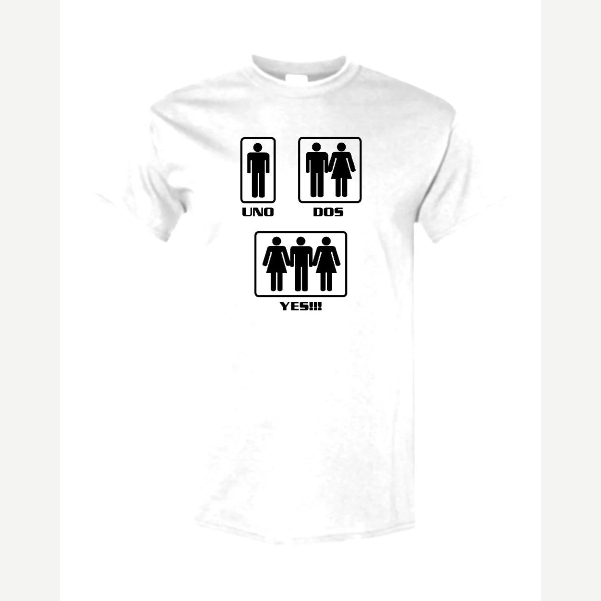 Uno, Dos, Yes!!! — Classic Tee / White