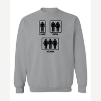 Uno, Dos, Yes!!! — Crewneck Sweatshirt / Sport Grey