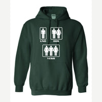 Uno, Dos, Yes!!! — Hoodie / Forest Green
