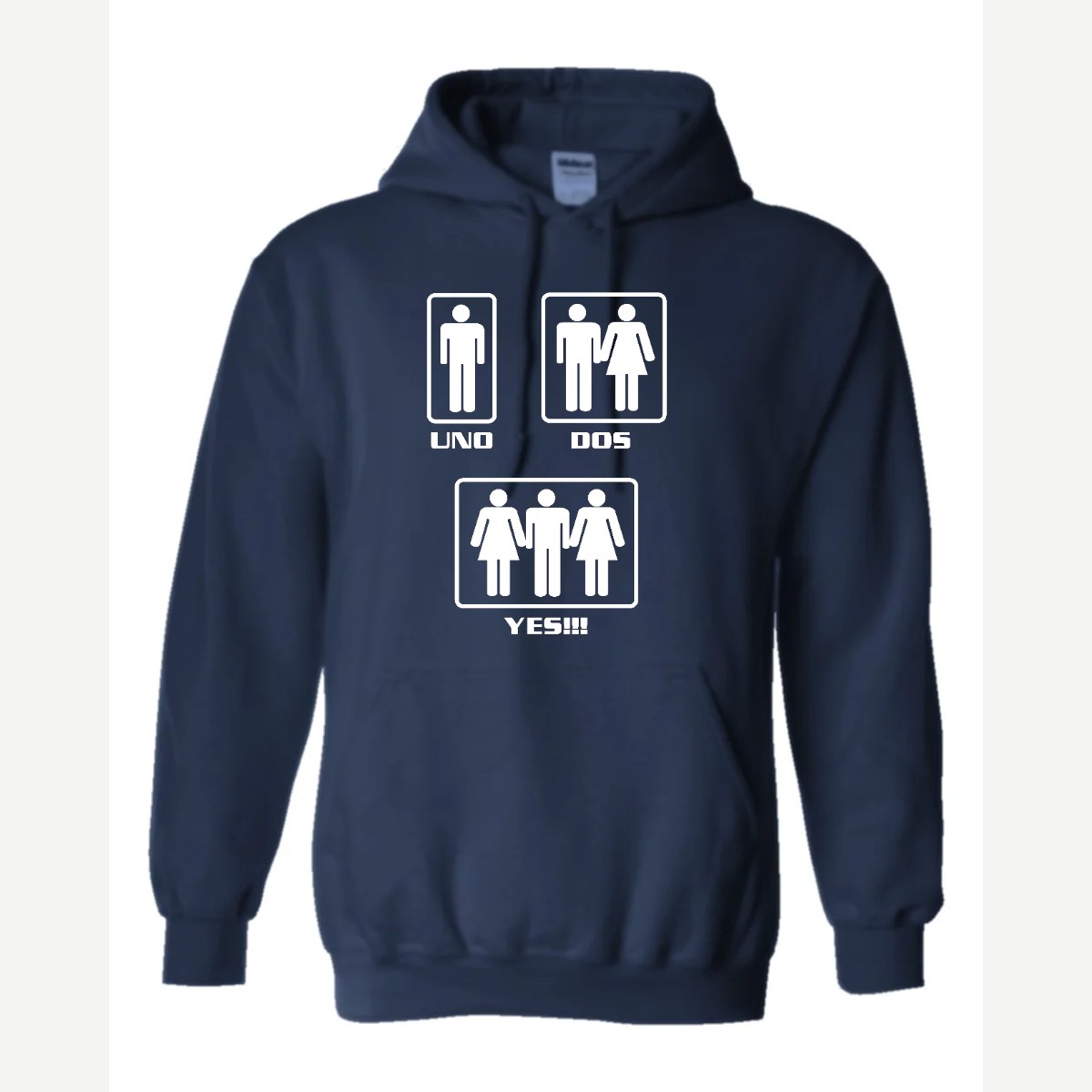 Uno, Dos, Yes!!! — Hoodie / Navy