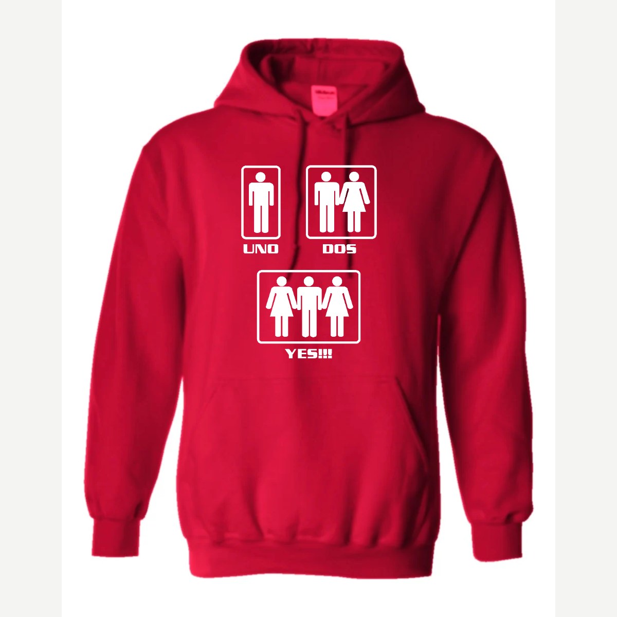 Uno, Dos, Yes!!! — Hoodie / Red