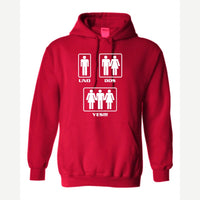 Uno, Dos, Yes!!! — Hoodie / Red