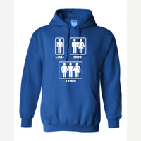 Uno, Dos, Yes!!! — Hoodie / Royal