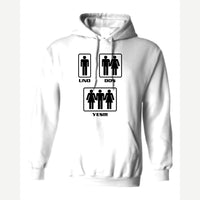Uno, Dos, Yes!!! — Hoodie / White