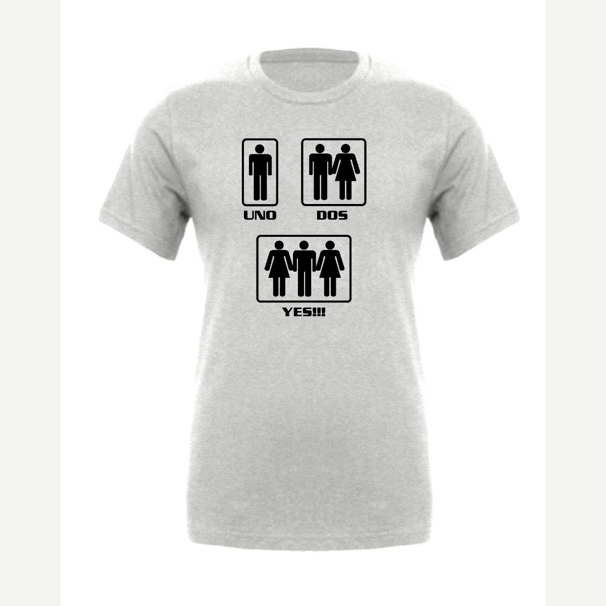 Uno, Dos, Yes!!! — Premium Tee / Athletic Heather