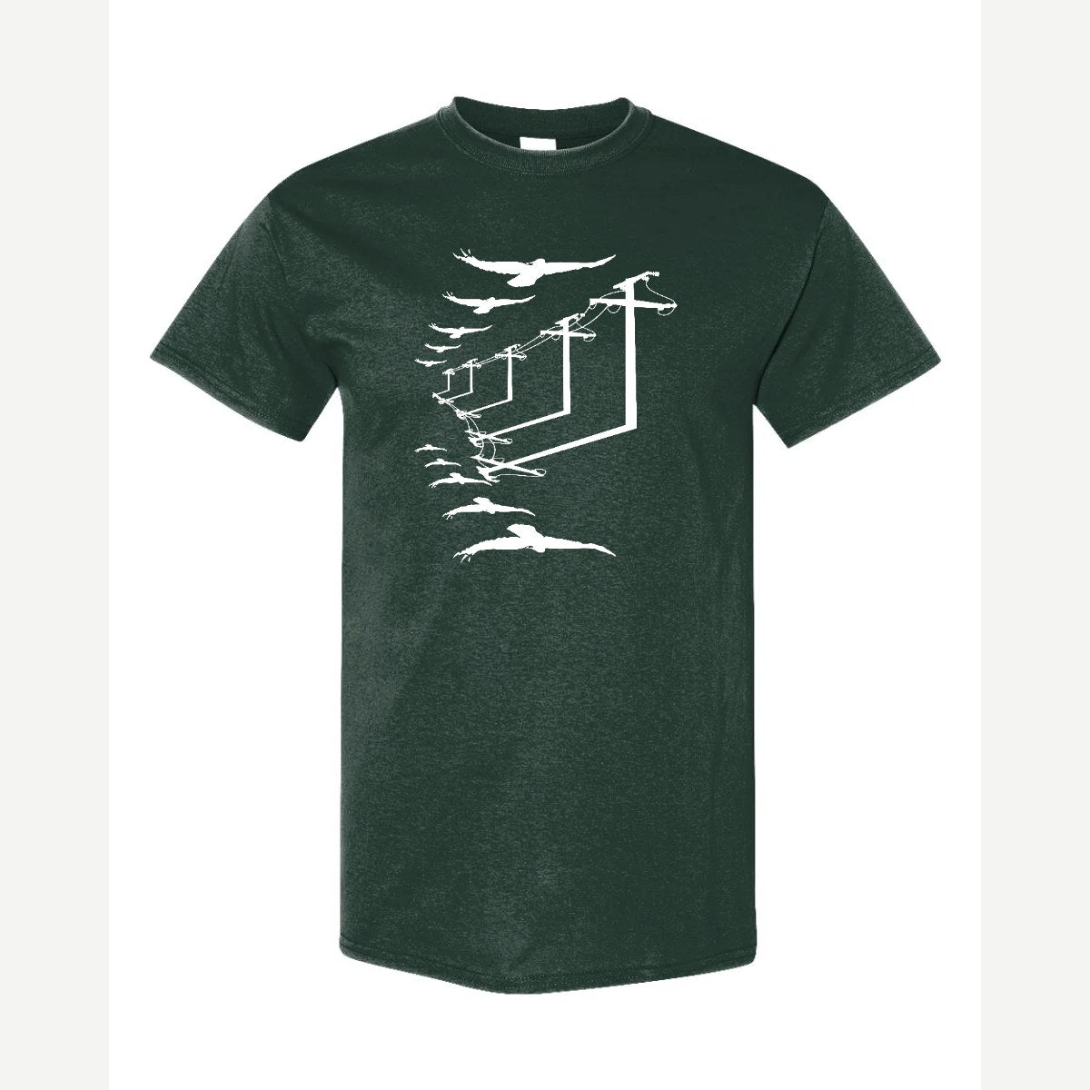 Urban Crows — Classic Tee / Forest Green