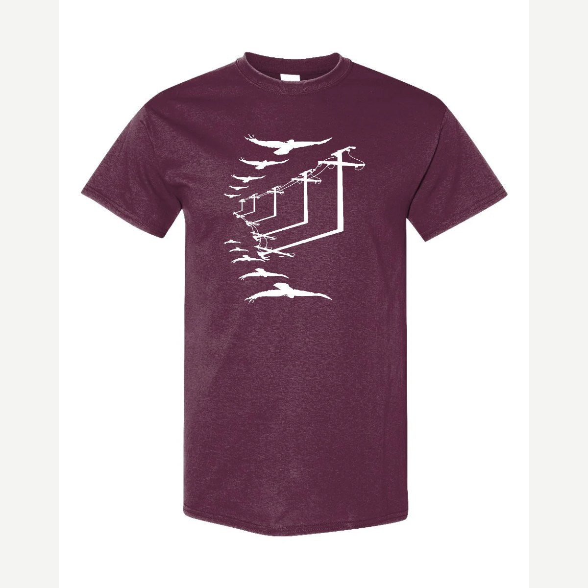 Urban Crows — Classic Tee / Maroon