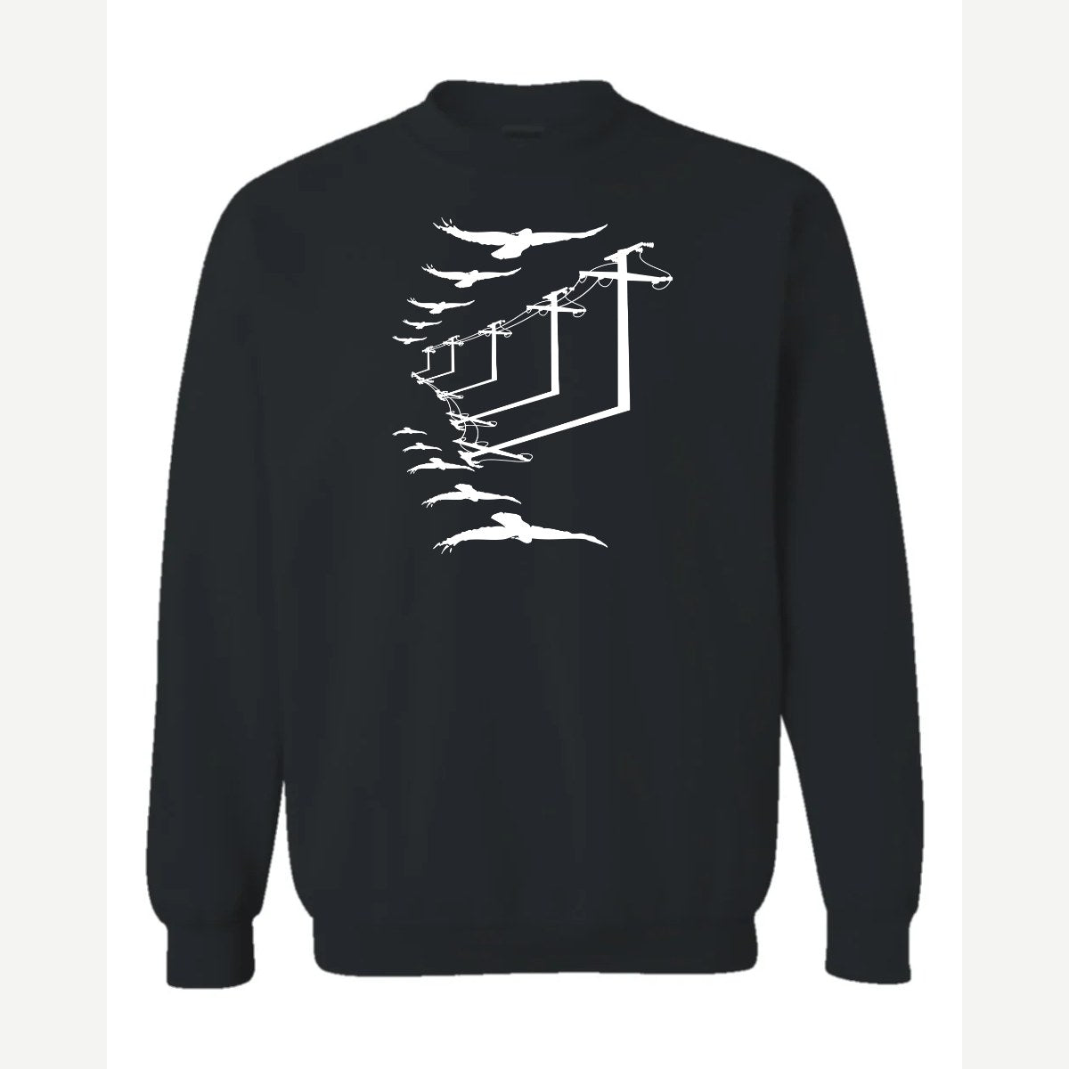 Urban Crows — Crewneck Sweatshirt / Black