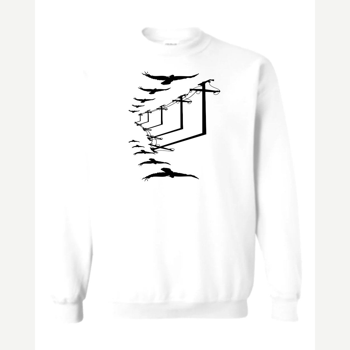 Urban Crows — Crewneck Sweatshirt / White