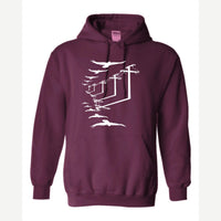 Urban Crows — Hoodie / Maroon