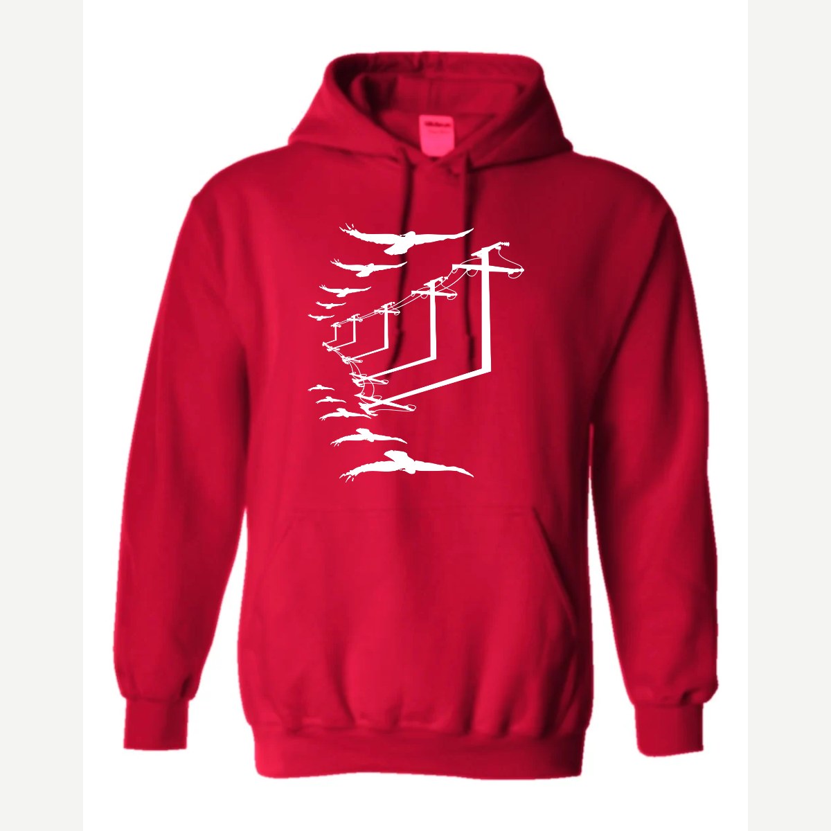 Urban Crows — Hoodie / Red