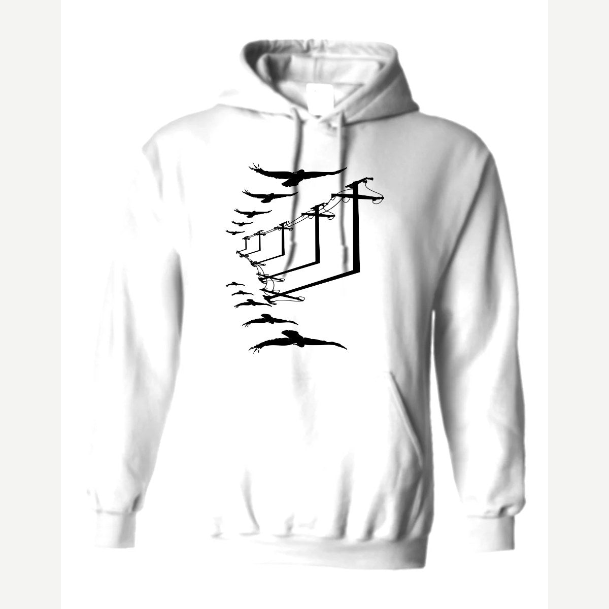Urban Crows — Hoodie / White