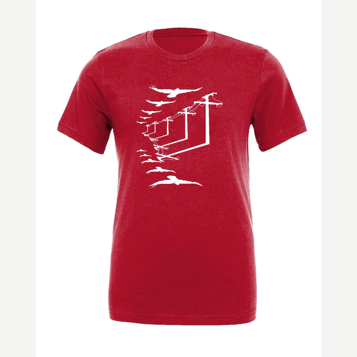 Urban Crows — Premium Tee / Red
