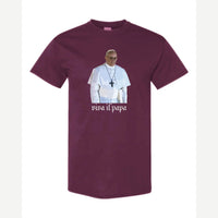 Viva il Papa — Classic Tee / Maroon