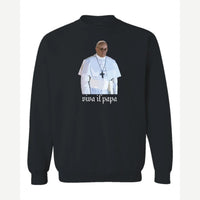 Viva il Papa — Crewneck Sweatshirt / Black